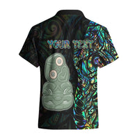 Custom New Zealand Hawaiian Shirt Silver Fern and Hei Tiki with Papua Shell Maori Tribal LT03 - Polynesian Pride