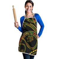 Hawaiian Kakau Art and Hisbiscus Tattoo Apron Tribal Pattern-Reggae Style - Polynesian Pride