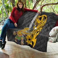 Hawaii Island Quilt Hawaiian Warrior and Kakau Symbols Abstract Tattoo LT03 - Polynesian Pride