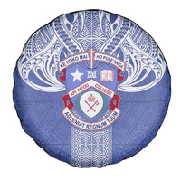 Tonga Apifoou School Spare Tire Cover Ngatu and Polynesian Pattern LT03 - Polynesian Pride