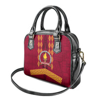 Tonga Beulah College Shoulder Handbag Ngatu and Polynesian Pattern LT03 - Polynesian Pride