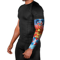 Hawaiian Love-Couple Dolphins and Flamingos Arm Sleeves LT03 - Polynesian Pride