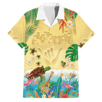 Hawaiian Alohawaii Family Matching Tank Maxi Dress and Hawaiian Shirt Tropical Plants and Animals on The Beach - Polynesian Pride