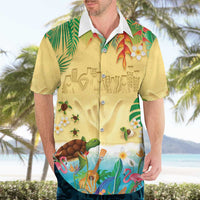 Hawaiian Alohawaii Hawaiian Shirt Tropical Plants and Animals on The Beach LT03 - Polynesian Pride