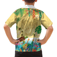Hawaiian Alohawaii Hawaiian Shirt Tropical Plants and Animals on The Beach LT03 - Polynesian Pride