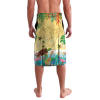 Hawaiian Alohawaii Lavalava Tropical Plants and Animals on The Beach LT03 - Polynesian Pride