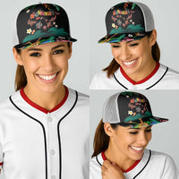 Hawaiian Alohawaii Baseball Net Cap Tribal Sea Animals Tattoo and Tropical Plants LT03 - Polynesian Pride