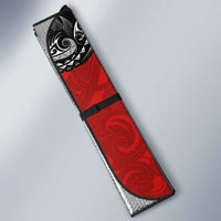 Aotearoa Toitu Te Tiriti Auto Sun Shade Taniwha Tribal Motifs