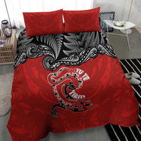 Aotearoa Toitu Te Tiriti Bedding Set Taniwha Tribal Motifs LT03 - Polynesian Pride