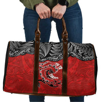Aotearoa Toitu Te Tiriti Travel Bag Taniwha Tribal Motifs LT03 Multicolor - Polynesian Pride