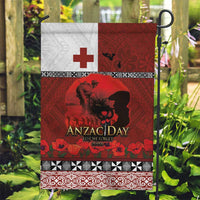 Tonga ANZAC Day Garden Flag Gallipoli Lest We Forget Ngatu Art Tribal