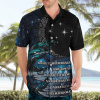 New Zealand Tui Bird Hawaiian Shirt Matariki Poetry Pattern Galaxy Style LT03 - Polynesian Pride