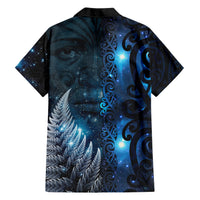 New Zealand Matariki Hawaiian Shirt The Tribal Maori Face and Silver Fern LT03 - Polynesian Pride