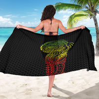 Hawaiian Traditional Tattoos Sarong Kakau Tribal Tropical Plant Motif Kanaka Maoli Flag Color Inspired