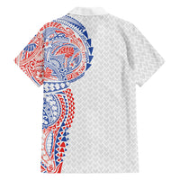Hawaiian Traditional Tattoos Hawaiian Shirt Kakau Tribal Tropical Plant Motif Hawaii Flag Color Inspired