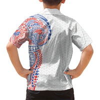 Hawaiian Traditional Tattoos Hawaiian Shirt Kakau Tribal Tropical Plant Motif Hawaii Flag Color Inspired