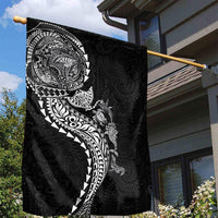Hawaiian Kakau Tribal Sea Animals Tattoos Garden Flag Black Color LT03 - Polynesian Pride