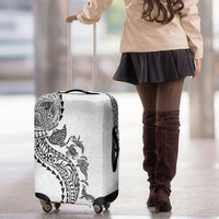 Hawaiian Kakau Tribal Sea Animals Tattoos Luggage Cover White Color LT03 - Polynesian Pride