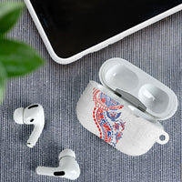 Hawaiian Kakau Tribal Sea Animals Tattoos AirPods Case Hawaii Flag Color Inspired