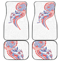 Hawaiian Kakau Tribal Sea Animals Tattoos Car Mats Hawaii Flag Color Inspired