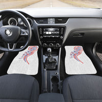 Hawaiian Kakau Tribal Sea Animals Tattoos Car Mats Hawaii Flag Color Inspired
