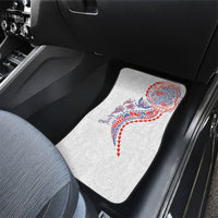 Hawaiian Kakau Tribal Sea Animals Tattoos Car Mats Hawaii Flag Color Inspired