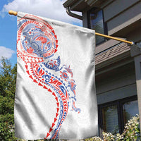 Hawaiian Kakau Tribal Sea Animals Tattoos Garden Flag Hawaii Flag Color Inspired