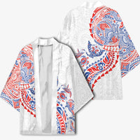 Hawaiian Kakau Tribal Sea Animals Tattoos Kimono Hawaii Flag Color Inspired