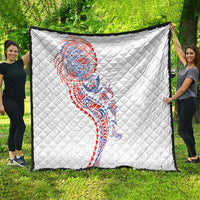 Hawaiian Kakau Tribal Sea Animals Tattoos Quilt Hawaii Flag Color Inspired