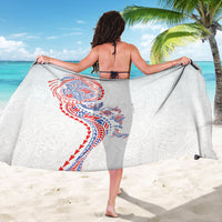 Hawaiian Kakau Tribal Sea Animals Tattoos Sarong Hawaii Flag Color Inspired