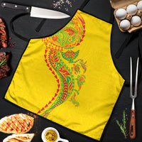 Hawaiian Kakau Tribal Sea Animals Tattoos Apron Kanaka Maoli Flag Color Inspired
