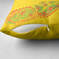 Hawaiian Kakau Tribal Sea Animals Tattoos Pillow Cover Kanaka Maoli Flag Color Inspired