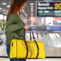 Hawaiian Kakau Tribal Sea Animals Tattoos Travel Bag Kanaka Maoli Flag Color Inspired