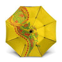 Hawaiian Kakau Tribal Sea Animals Tattoos Umbrella Kanaka Maoli Flag Color Inspired