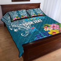 Personalised Tuvalu Independence Day Quilt Bed Set Tuvaluan Tribal Flag Style LT03 - Polynesian Pride