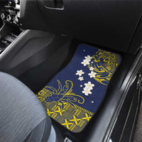 Niue Independence Day Car Mats Hiapo Pattern Fiti Pua and Uga