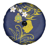 Niue Independence Day Spare Tire Cover Hiapo Pattern Fiti Pua and Uga LT03 - Polynesian Pride