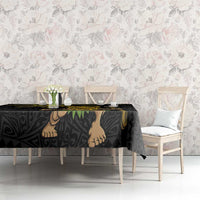 Hawaii and Philippines Together Tablecloth Warrior Tiki Mask and Filipino Sun Polynesian Style LT03 - Polynesian Pride