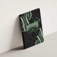 Traditional Art Hawaiian Kakau Tattoos Canvas Wall Art Green Color - Polynesian Pride