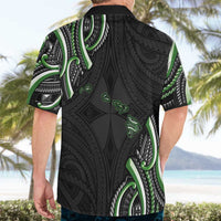 Traditional Art Hawaiian Kakau Tattoos Hawaiian Shirt Green Color - Polynesian Pride