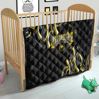 Traditional Art Hawaiian Kakau Tattoos Quilt Yellow Color - Polynesian Pride