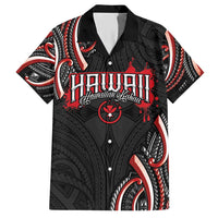 Traditional Art Hawaiian Kakau Tattoos Hawaiian Shirt Red Color - Polynesian Pride