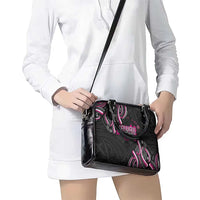 Traditional Art Hawaiian Kakau Tattoos Shoulder Handbag Pink Color - Polynesian Pride