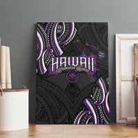 Traditional Art Hawaiian Kakau Tattoos Canvas Wall Art Purple Color - Polynesian Pride