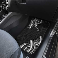 Traditional Art Hawaiian Kakau Tattoos Car Mats White - Polynesian Pride