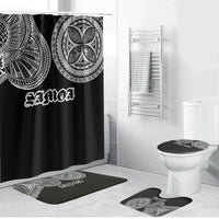 Samoa Traditional Tattoo Bathroom Set Tribal Tatau Pattern