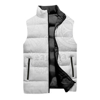 Samoa Lotu Tamaiti Sleeveless Puffer Jacket Tribal Tatau with Siapo Pattern
