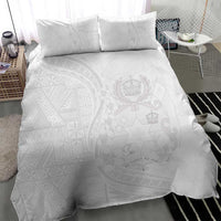 Tonga Faka Sepitema Bedding Set Ngatu Pattern with Plumeria and Hibiscus LT03 - Polynesian Pride