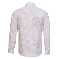 Tonga Faka Sepitema Family Matching Summer Maxi Dress and Hawaiian Shirt Ngatu Pattern with Plumeria and Hibiscus