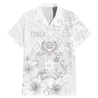 Tonga Faka Sepitema Family Matching Mermaid Dress and Hawaiian Shirt Ngatu and Floral Pattern with Blooming Hibiscus